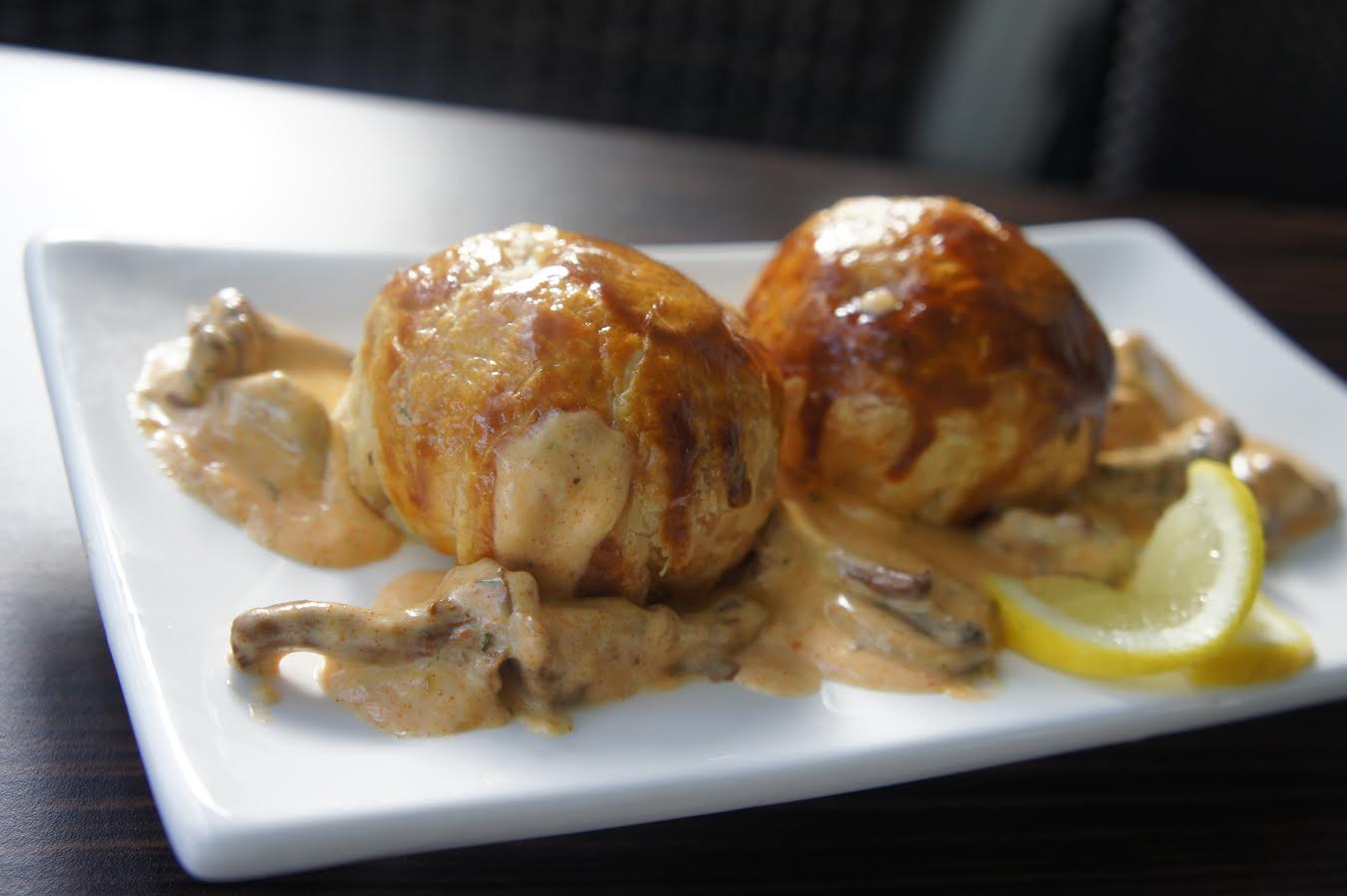Gerecht in romige saus