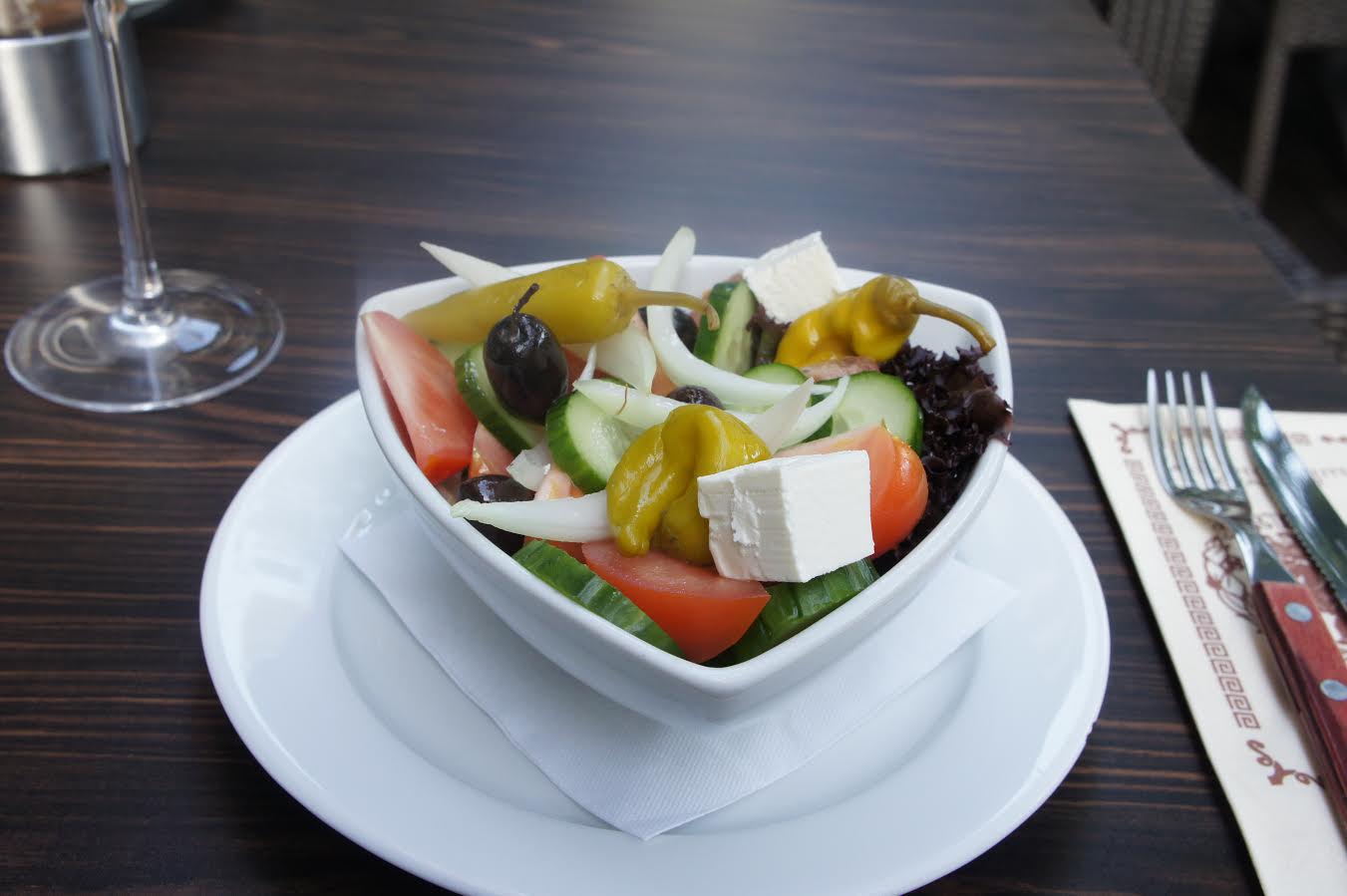 Griekse boerensalade met feta
